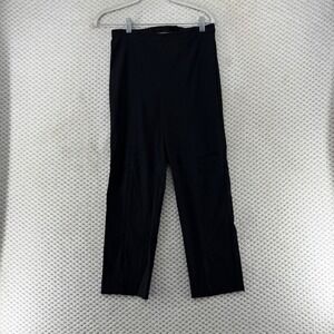 Joseph Ribkoff Black Straight Leg Pull On Dress Pants Elastic Waist 6‎ Career
